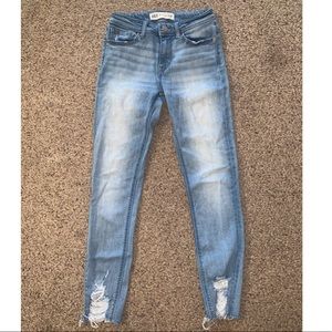 BKE ankle crop skinny jeans size 25